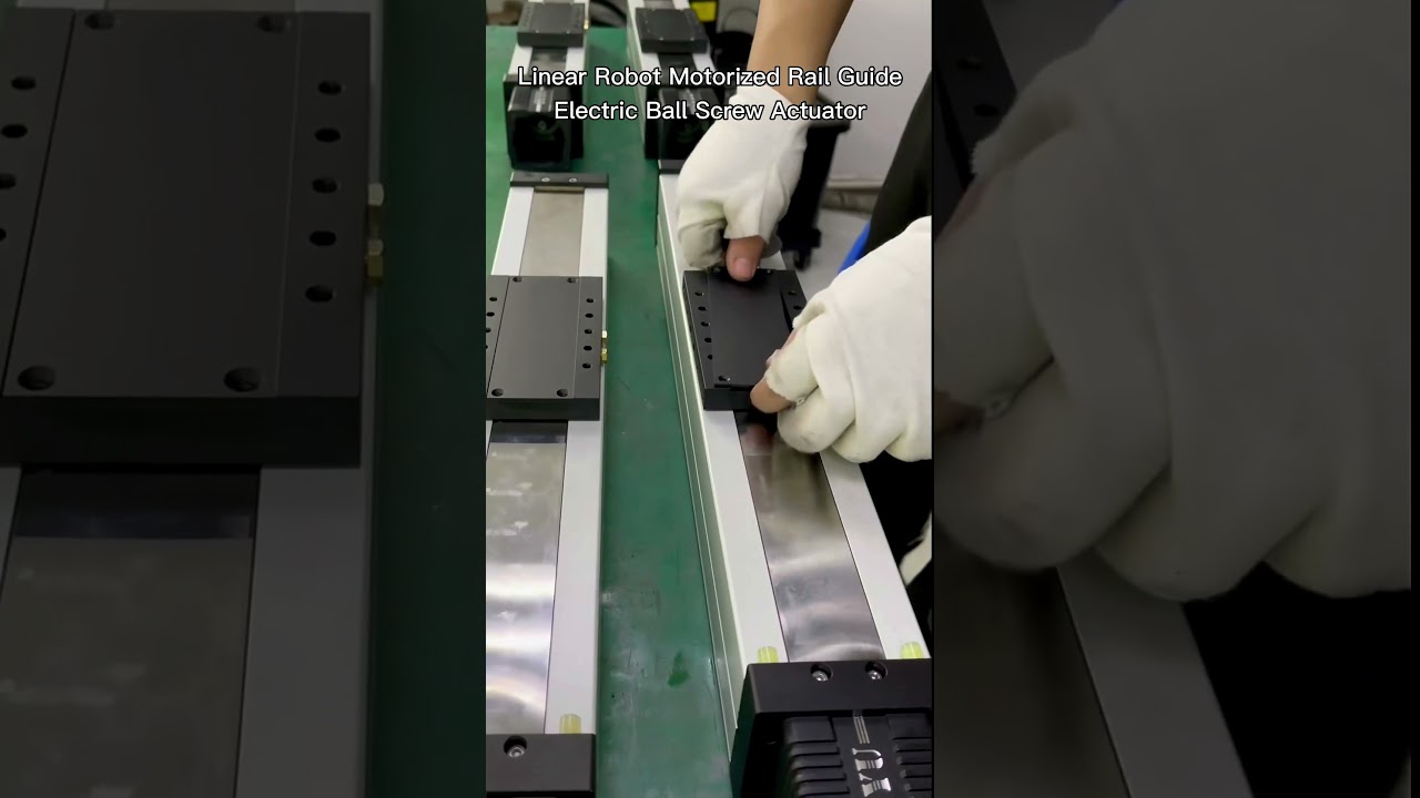 DIY Linear Robot Motorized Rail Guide Electrfic Ball Screw Actuator #factory #linearactuators