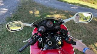 1987 Honda Hurricane CBR600  Start Up
