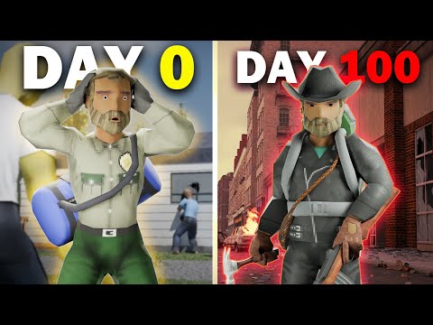 100 Days Apocalypse Adventure - Project Zomboid Build 42 Movie