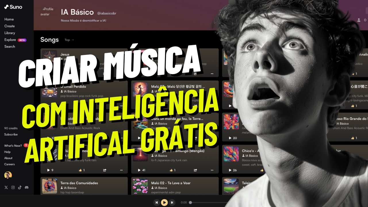 CRIE MÚSICAS INCRÍVEIS COM SUNO AI: PASSO A PASSO NA PRÁTICA