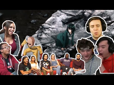 Genos vs sonic one punch man season 2 episode 2 reaction mashup | Saitama saves fubuki 🔥