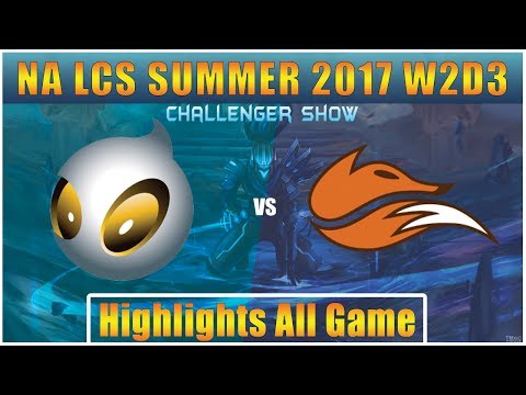 DIG vs FOX || Highlights All Game || NA LCS Summer 2017 || Dignitas vs Echo Fox