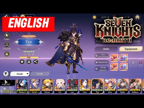 HOT!!! Seven knights Re:Birth Gameplay (ENGLISH) - Android / iOS / PC - YouTube