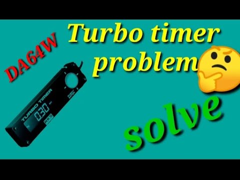 SUZUKI DA64W   turbo timer problem (solve) may technique pala kung paano gumana