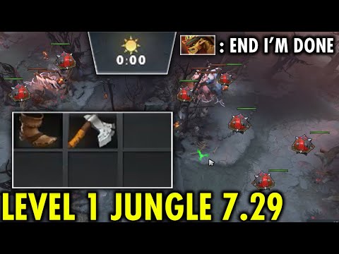 100% He Jungle from Level 1 -- WTF Techies 7.29 MINESING IN FOUNTAIN FARM HERO WTF?