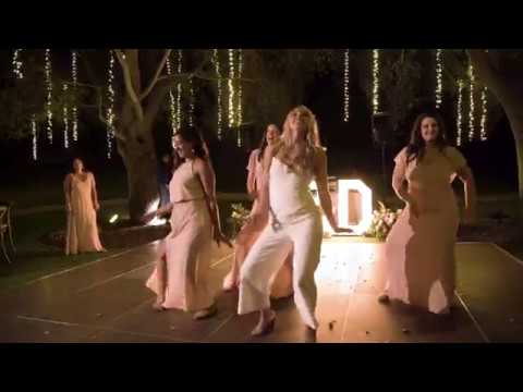 Bride and Bridesmaids Slay Beyonce Dance Medley at Wedding Reception
