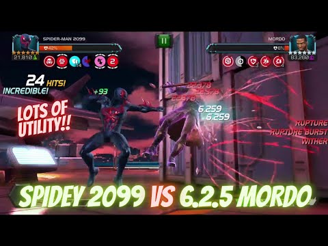 SPIDERMAN 2099 SHOWS OFF HIS UTILITY AGAINST 6.2.5 MORDO!!