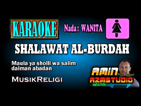 SHOLAWAT AL-BURDAH || KARAOKE Nada WANITA