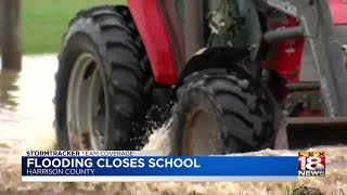 Flooding Closes Harrison County Schools