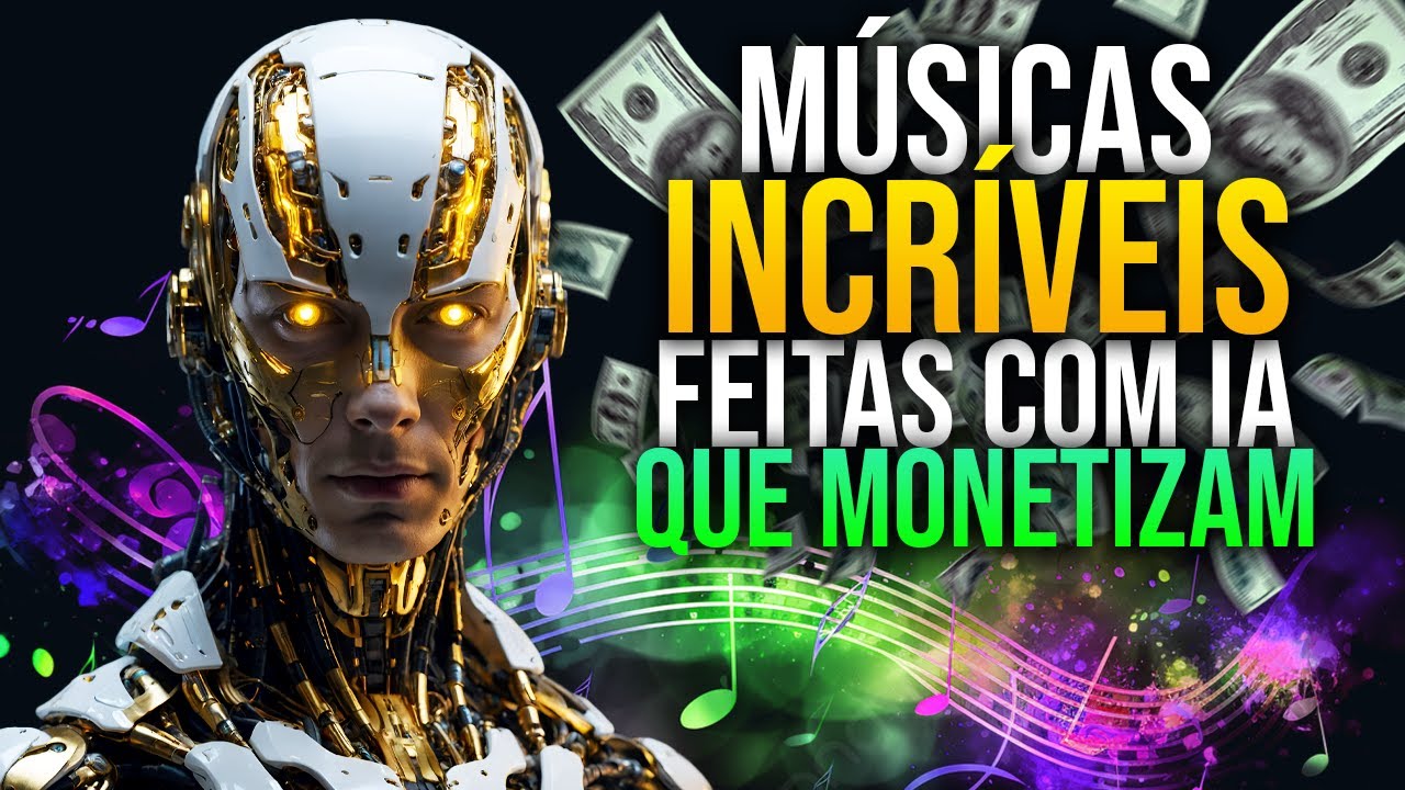 INCRÍVEL! MÚSICAS INÉDITAS FEITAS COM IA PARA MONETIZAR NO YOUTUBE