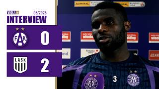 Ibrahim Buhari nach Austria Wien - LASK 0:2 (08/2026) #faklive #violatv