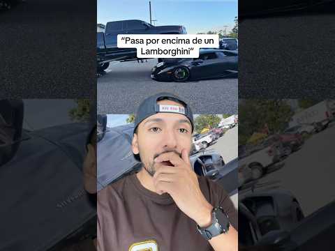 Pasa por encima de un Lamborghini #sabiasque #curiosidades #shorts