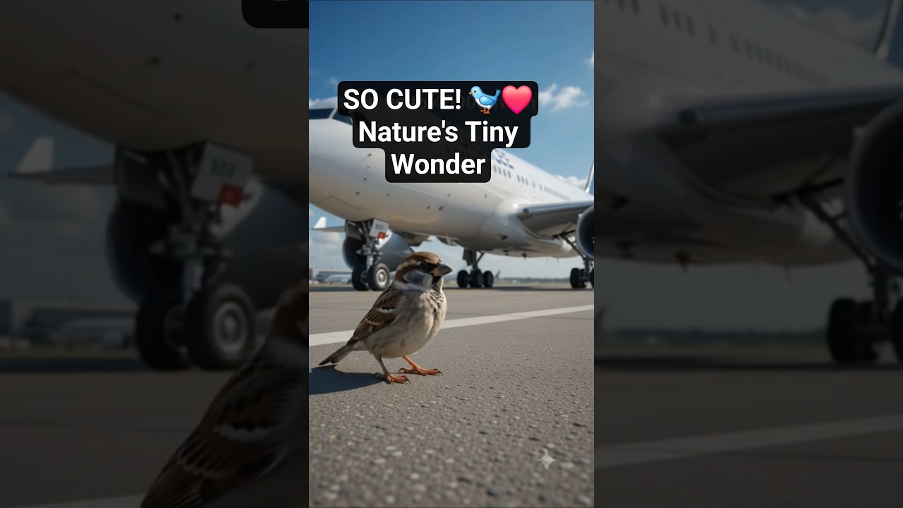 This Tiny Sparrow Will Melt Your Heart 🐦❤️