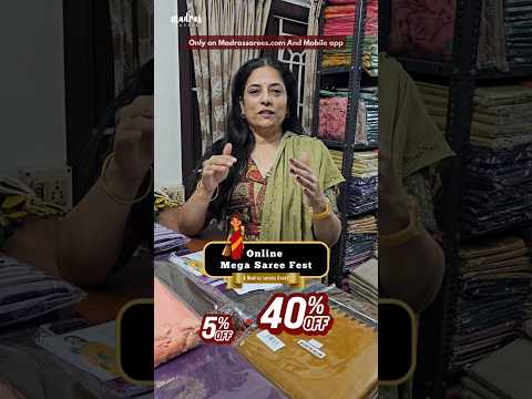 Online Mega Saree fest! Season -2 🔥🔥 | Jan 2 | only at Madrassarees.com