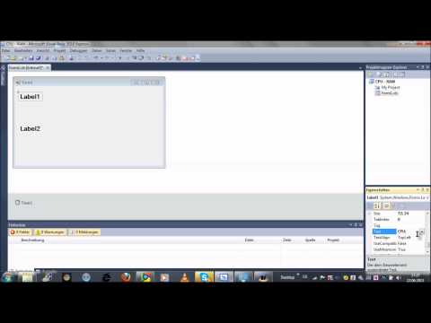 Visual Basic 2010 Tutorial: CPU - RAM