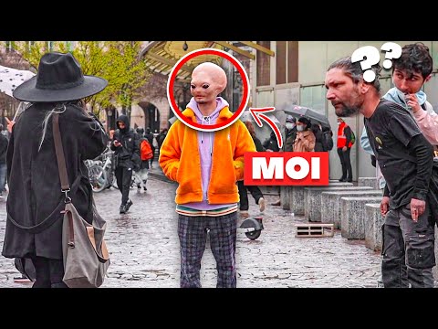 Je PRANK des gens déguisé en ALIEN dans la rue 👽 (j'suis exterminé ca fonctionne trop)