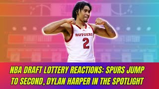 NBA Draft Lottery Reactions: Spurs Jump to Second, Dylan Harper in the Spotlight