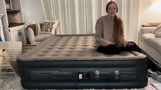 Full Review with Inflate/Deflate Test - iDOO Cal King Air Mattress with Built in Pump