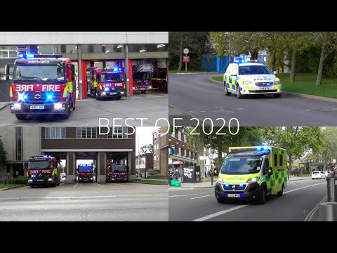 BEST OF 2020 - Emergency Vehicles Responding Compilation!