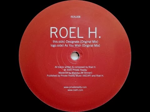 Roel H. ‎– As You Wish (Original Mix)