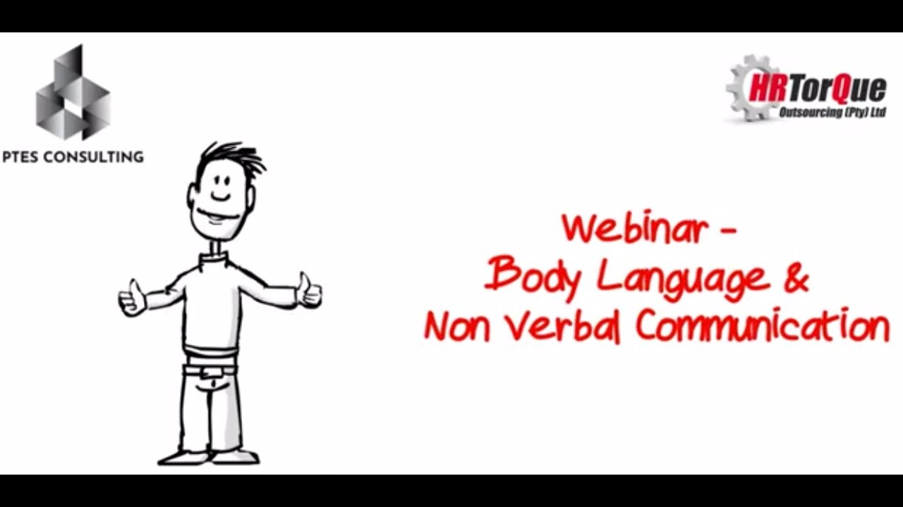 Webinar - Body language & non verbal communication