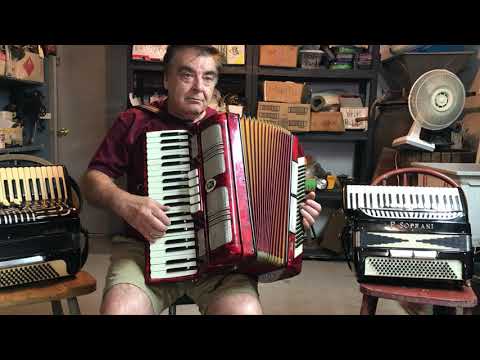 Paolo Soprani 120 Accordion for sale (demonstration)