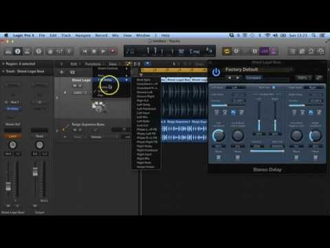 Logic Pro X Tutorial 20 - Automating effect parameters