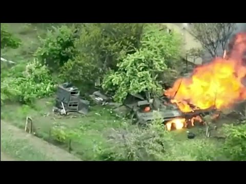 Ukraine forces destroyed a fairly rare Russian BMP-1AM infantry fighting vehicle in the East