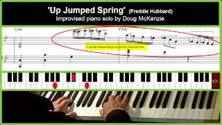 'Up Jumped Spring' (Freddie Hubbard) - Solo jazz piano tutorial