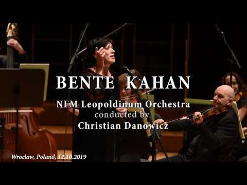 Bente Kahan with NFM Leopoldinium Orchestra - 12.10.2019 Wroclaw - Promo Video