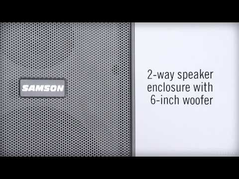 SAMSON EXPEDITION XP106WLM Portable 20 Hour Rechargeable Bluetooth Wireless Lavalier Mic PA System image 8
