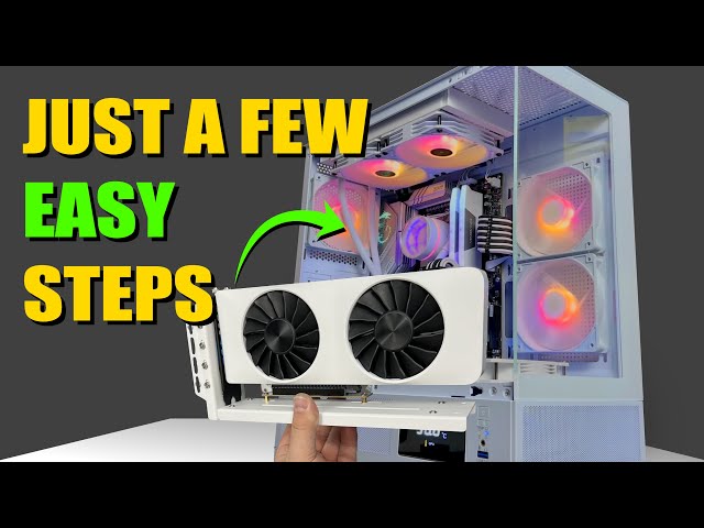 Vídeo relacionado con GLOTRENDS 2 ranuras Soporte para GPU con Cable Riser PCIe 4.0 180mm para Montaje Vertical GPU , Compatible las series RTX 40/30 y Radeon RX7000/RX6000, PC Cases with Open PCI 7/8-slot Design