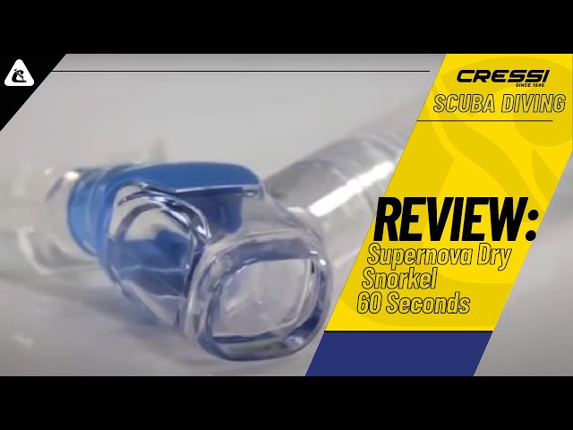 Vidéo teaser pour 60 Second Review of Cressi's Supernova Dry Snorkel