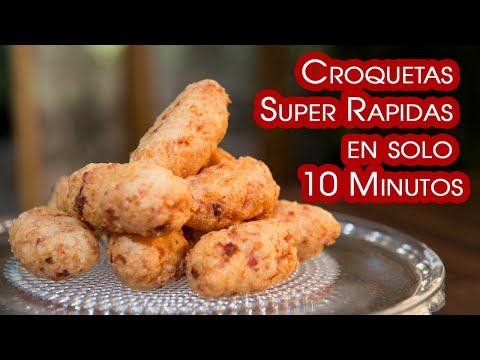 Croquetas Super Rápidas de Jamon o Bacon en 10 Minutos
