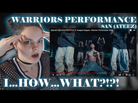 ATEEZ(에이티즈) SAN 'Imagine Dragons - Warriors' Performance Video | REACTION!!!