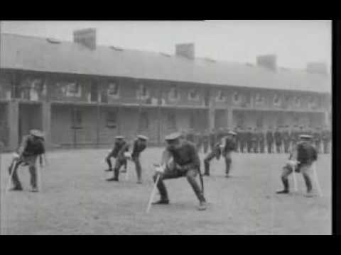 1914 British Recruits Sword  Drill