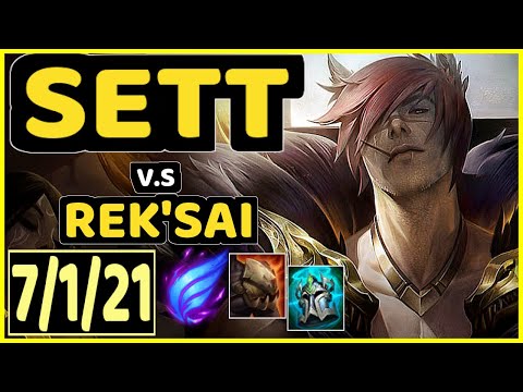 DIAMONDPROX (SETT) vs REK'SAI - 7/1/21 KDA JUNGLE GAMEPLAY - EUW Ranked MASTER