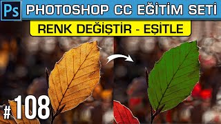 108: Replace Color (Renk Değiştirme) Equalize (Eşitle) | Photoshop Dersleri
