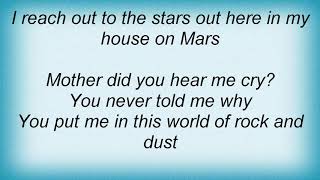 Ayreon - My House On Mars Lyrics