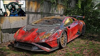 Rebuilding Lamborghini Huracan STO 1314HP - Forza Horizon 5 | Simagic Alpha Ultimate gameplay Rebuilding Lamborghini Huracan STO 1314HP - Forza Horizon 5 | Simagic Alpha Ultimate gameplay