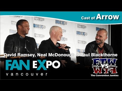 Arrow's David Ramsey, Neal McDonough & Paul Blackthorne - Fan Expo Vancouver - Full Panel