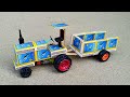 How To Make Matchbox Tractor At Home Diy Mini Tractor Mini Tractor Trolley