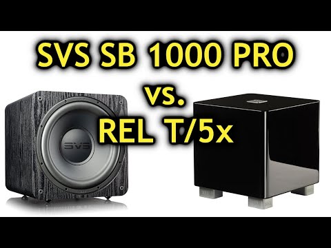 SVS SB 1000 PRO vs REL T/5x Subwoofer Review In a 2 Channel System