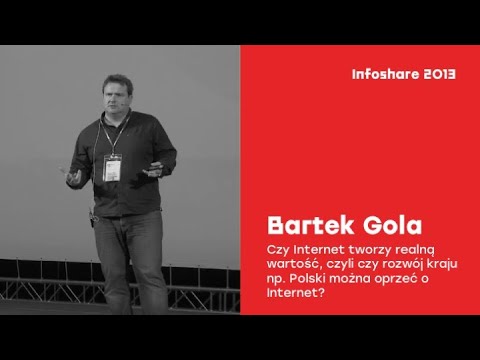 infoShare 2013: Bartek Gola (SpeedUp) - Does the Internet create real value?