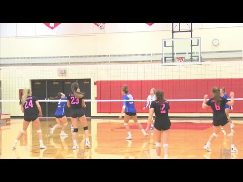 Villa Maria vs General McLane girls volleyball