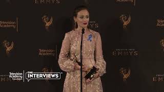 Alexis Bledel ("The Handmaid's Tale") on winning the Emmy - 2017 Creative Arts Emmys