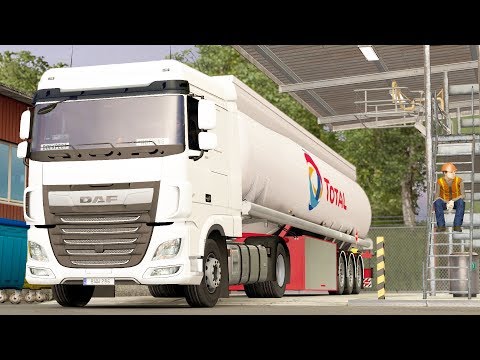 ETS2 1.28 public beta DAF XF106 Göteborg - Helsingborg