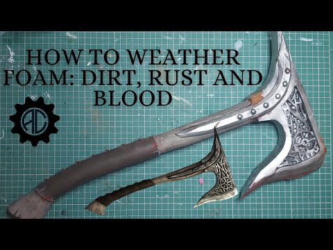 How to Add Weathering Effects to Foam Cosplay Props
