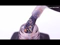 MOON FULL Potal Rubber Base Silena No. 2025 (light peach with golden potal), 8 ml