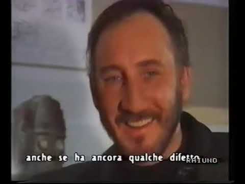 the who PETE TOWNSHED INTERVIEW 1992 NOTTE ROCK ROGER DALTREY ITALIAN TELEVISION ,Face The Face